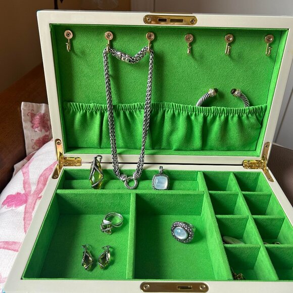 AUTHENTICATED David Yurman Moon Quartz & Diamond Mélange Ring - ORIGINAL TAG - Picture 10 of 10